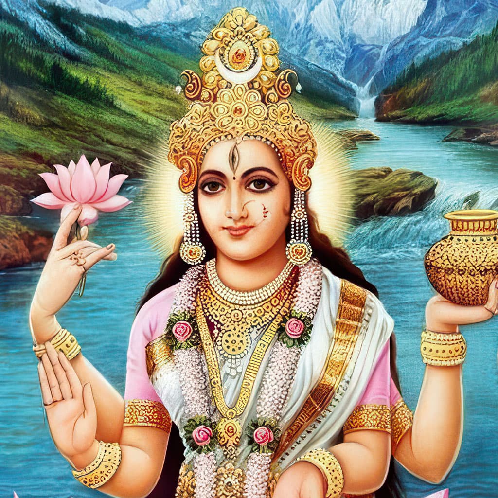 Ganga, character in the Krishna Dharma Mahabharata companion