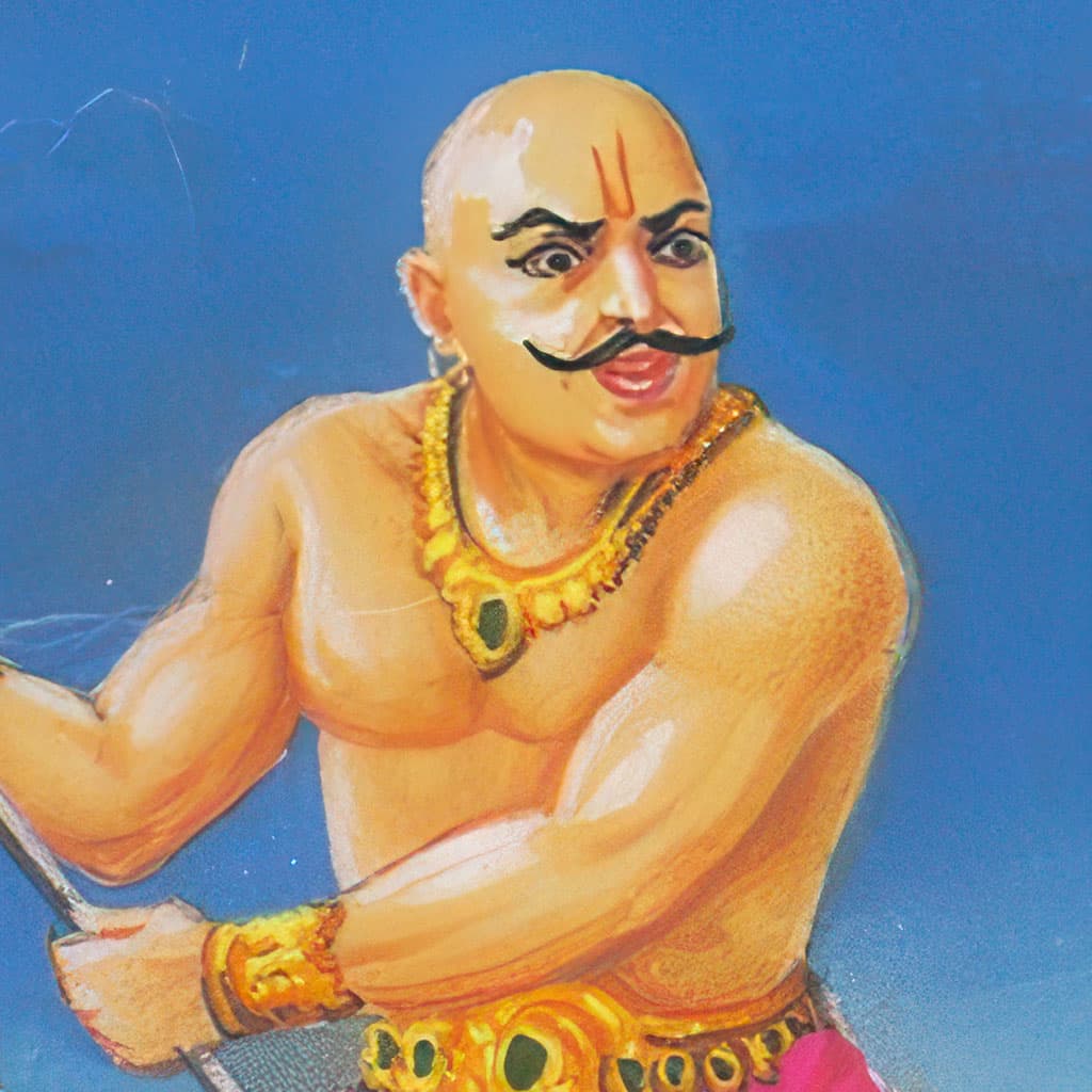 Ghatotkaca, character in the Krishna Dharma Mahabharata companion: Bhima and Hidimbi's powerful Rakshasa son.