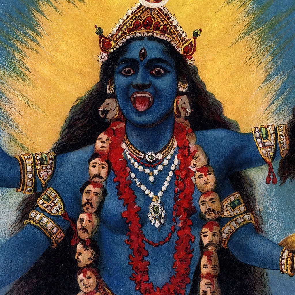 Kali, character in the Krishna Dharma Mahabharata companion: The dark age whose approach Vyasa says will increase sin and bring disaster.